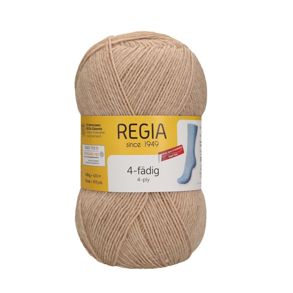 REGIA 4-fädig Uni 100g