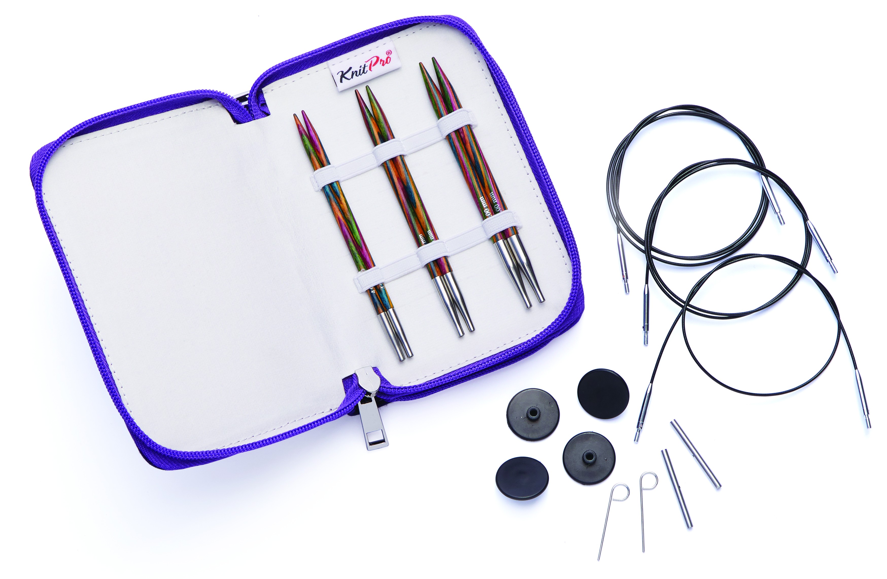 Nadelset Starter auswechselbare Nadelspitzen Symfonie Holz, 3 Paar 4,0 - 6,0 mm