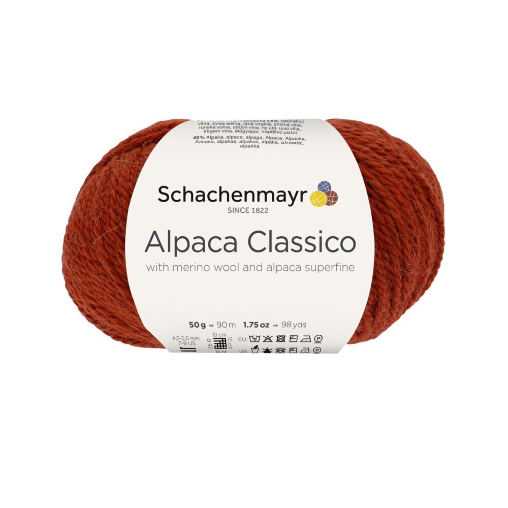 Schachenmayr Alpaca Classico 50g - Rost Schachenmayr Alpaca Classico 50g - Rost