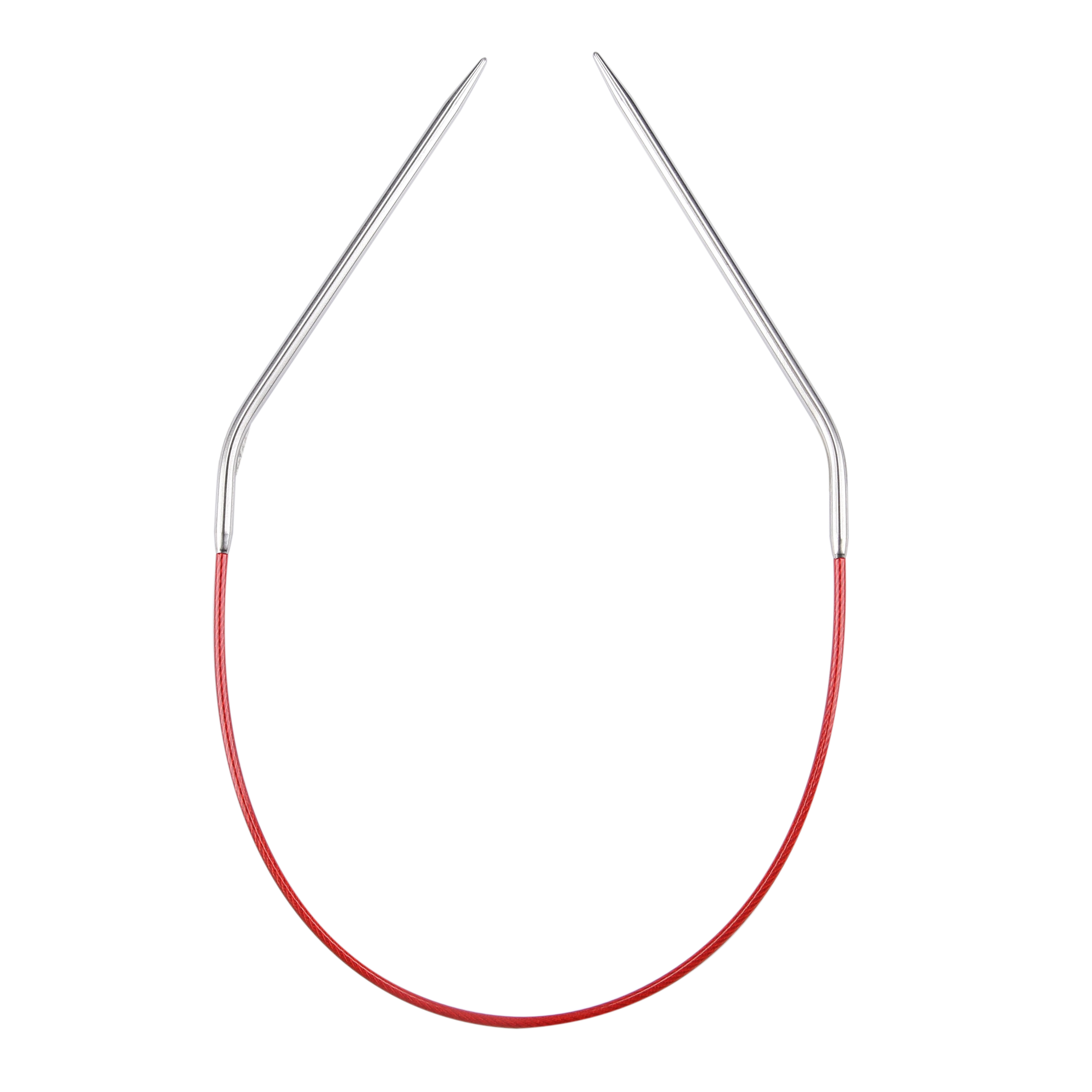 Rundstricknadel KNIT RED Edelstahl 2,50 mm 30 cm