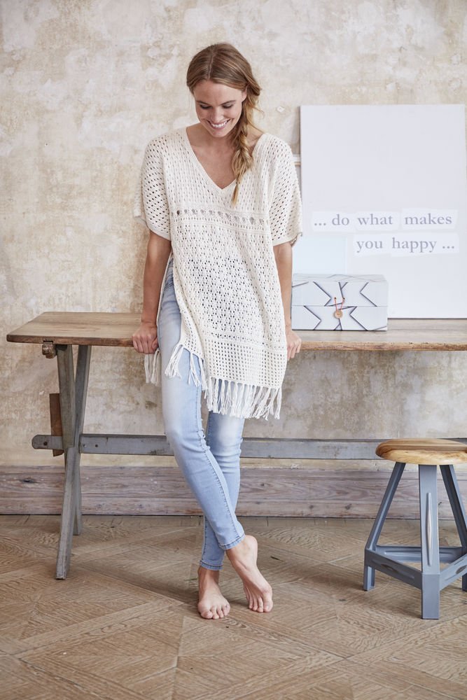 Poncho-Shirt Damen, S10171B