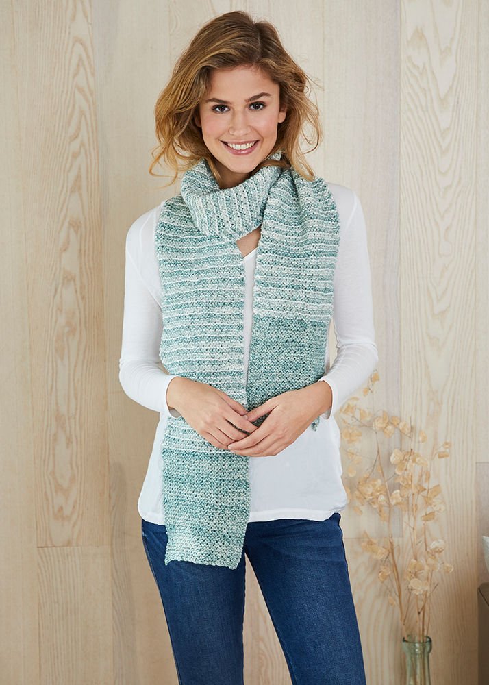 Gestreifter Schal, S10372