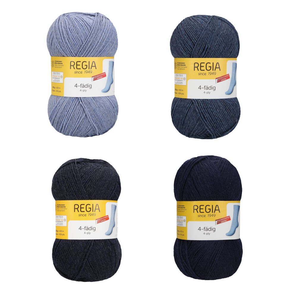 REGIA 4-fädig Uni 400g Vorteilspaket SET01