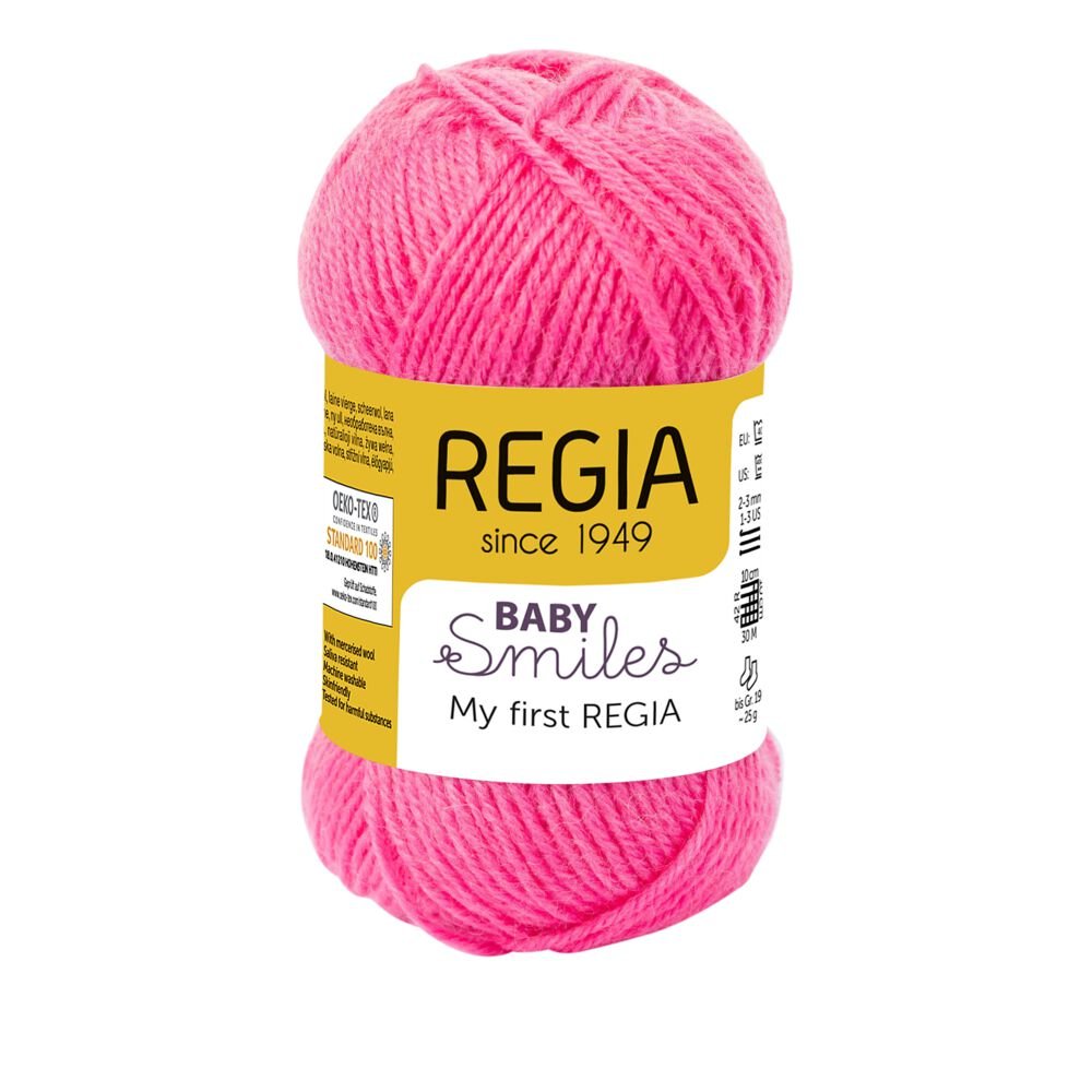 BABY Smiles My first Regia 4-fädig 25g 01036 pink