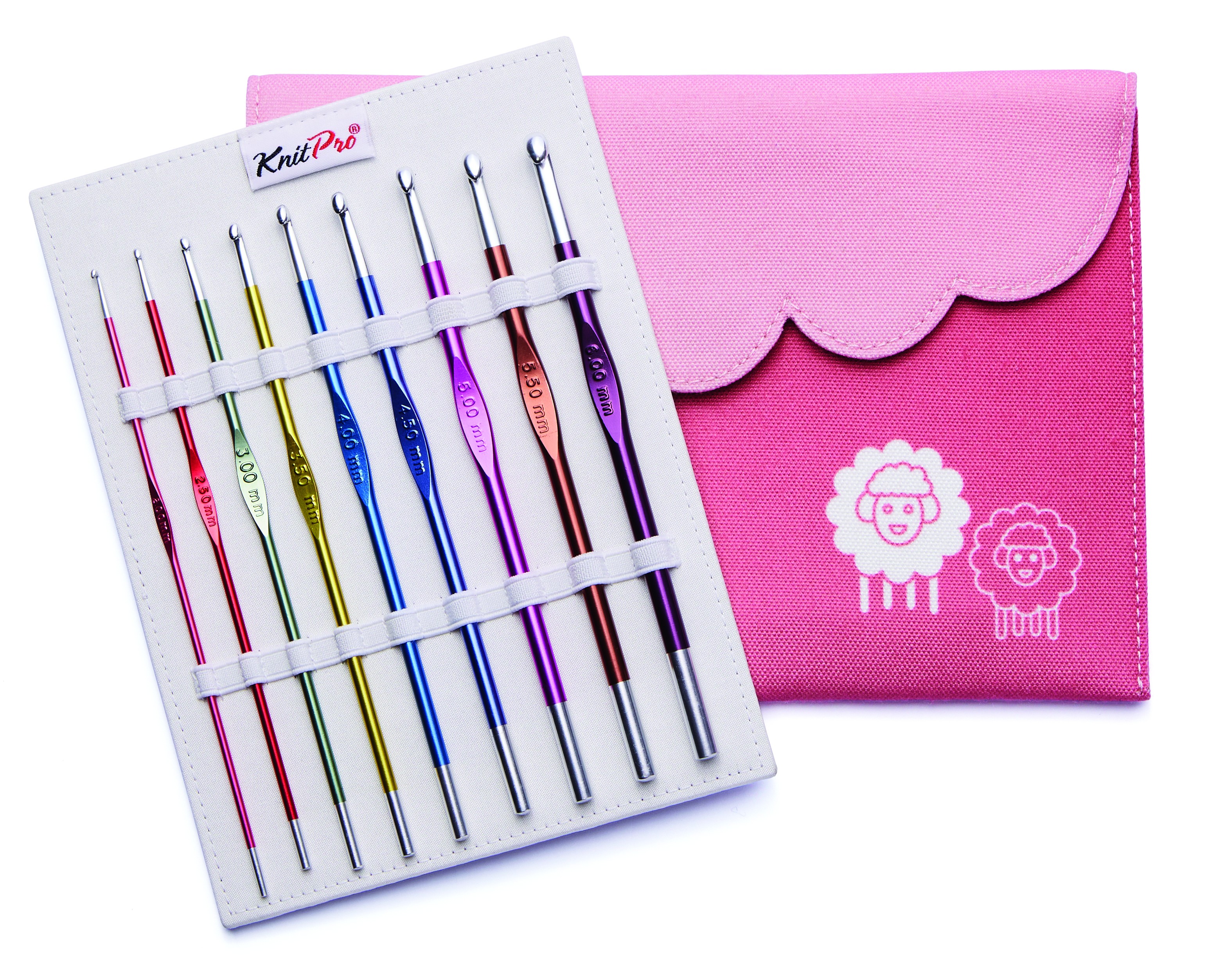 Nadelset Deluxe Häkelnadeln ZING Alu  2,0 2,5 3,0 3,5 4,0 4,5 5,0 5,5 6,0 mm