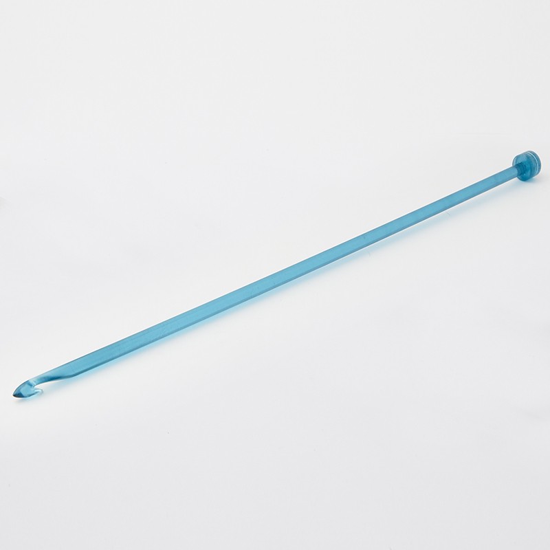 Afghanische Häkelnadel TRENDZ 5,50 mm 30 cm türkis