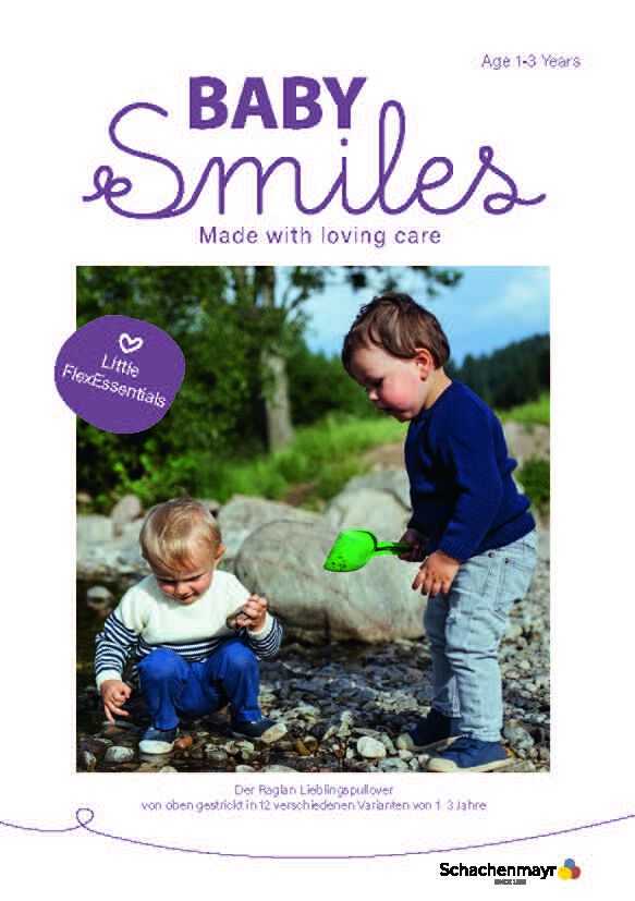 Schachenmayr BABY Smiles Booklet little FlexEssentials Raglan Pullover Toddler DE/EN