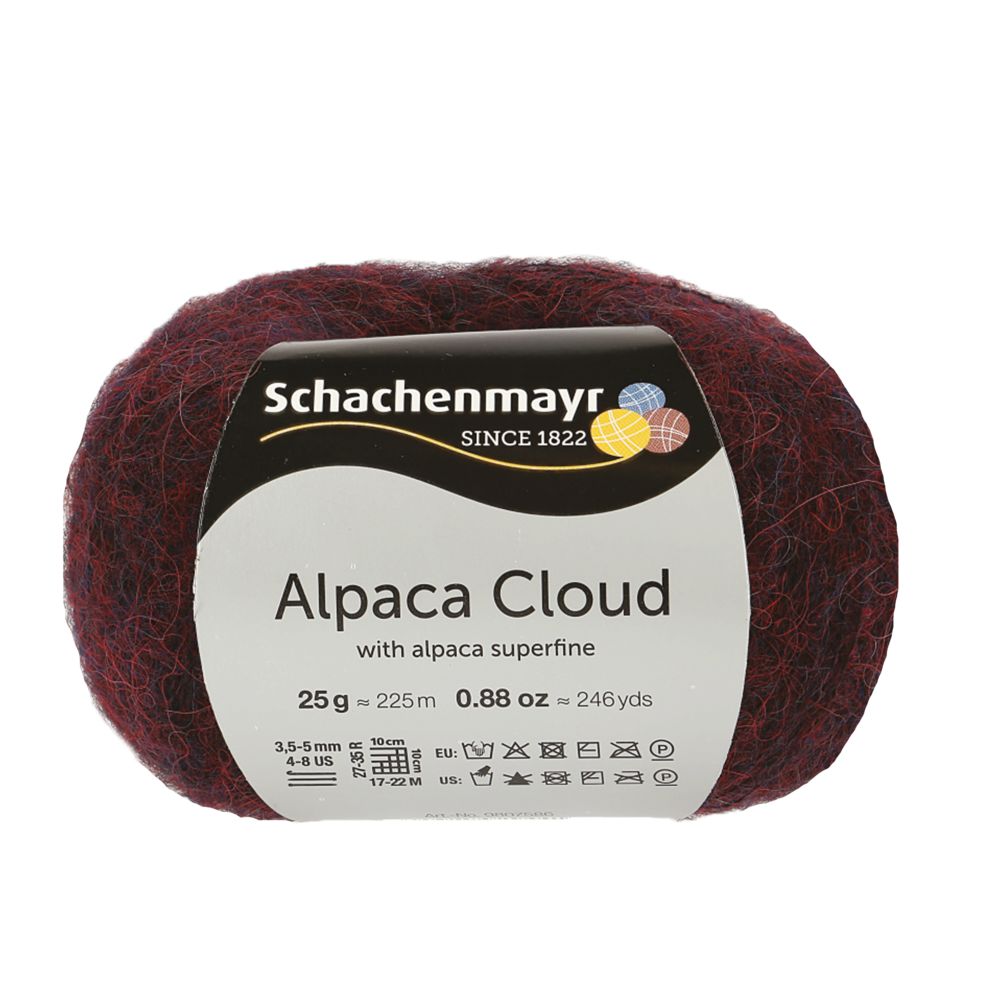 Schachenmayr Alpaca Cloud 25g wine