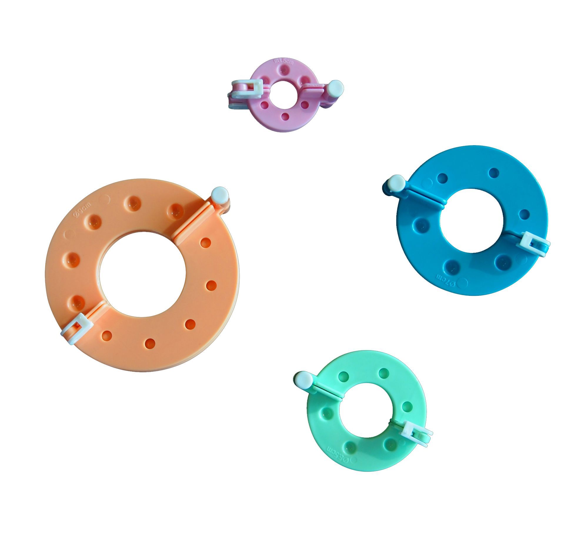 addi-Moon Pompon Set mit 4 Ringgrößen sortiert 4 St