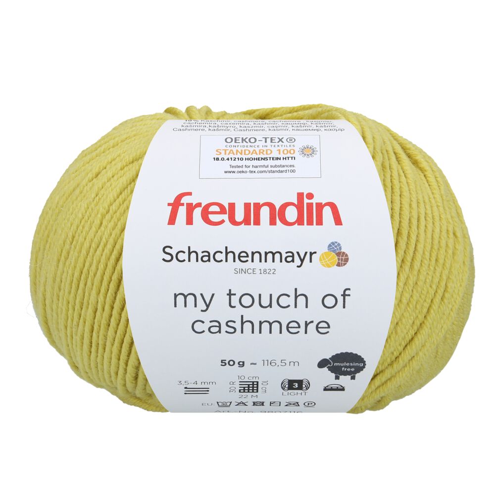 freundin x Schachenmayr my touch of cashmere 50g 00070 pale lime