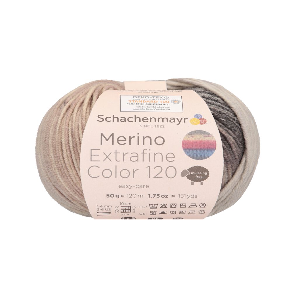 Schachenmayr Merino Extrafine 120 Color stone