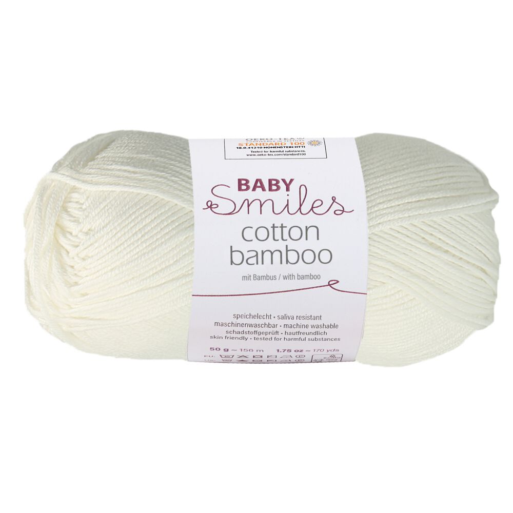 Schachenmayr Baby Smiles Cotton Bamboo 50g Weiss