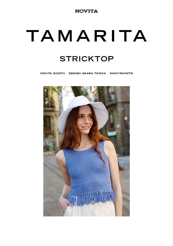 Novita Einzelanleitung Tamarita Stricktop