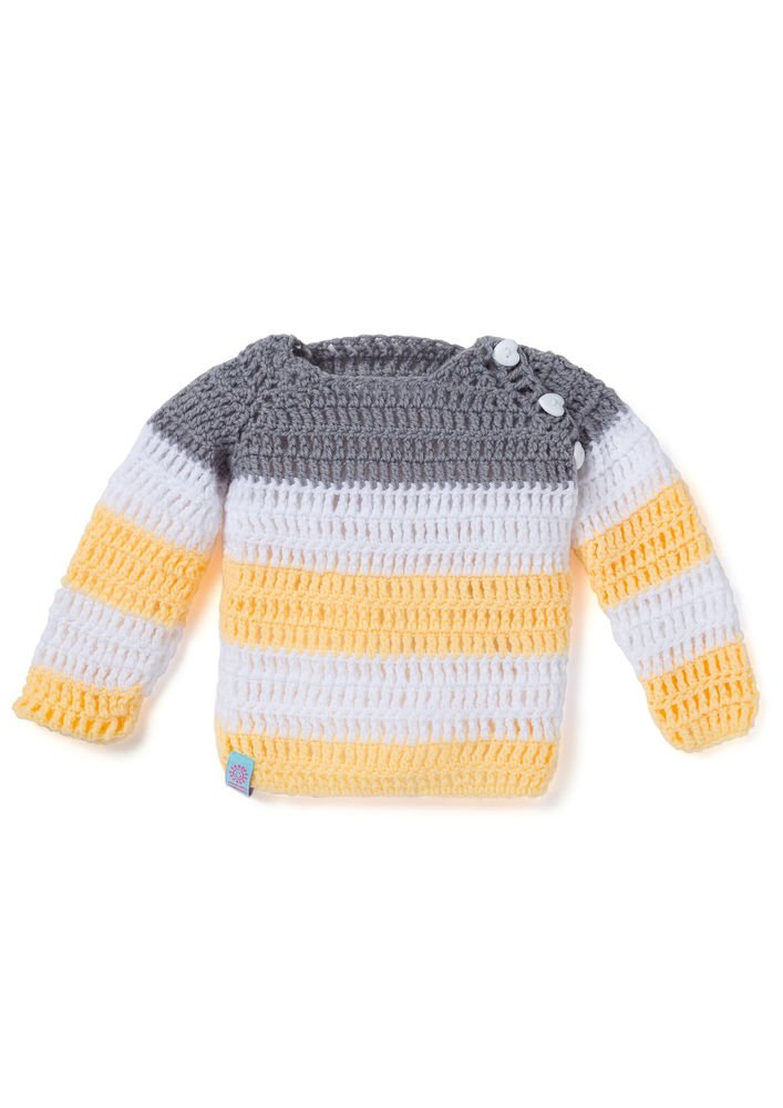 Crocheted Pullover, S9419