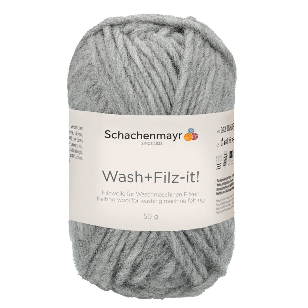Schachenmayr Wash+Filz-it! 50g Steel Melange