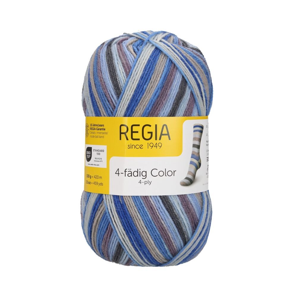 REGIA 4-fädig Color 100g
