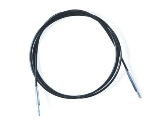Seil für Nadelspitzen Swivel schwarz drehbar 35 cm ergibt 60 cm